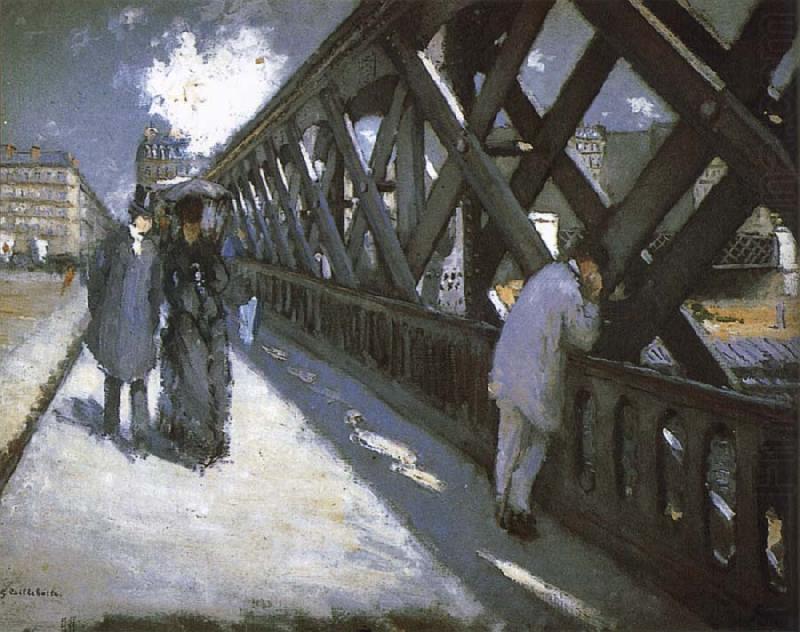 Study of pier, Gustave Caillebotte